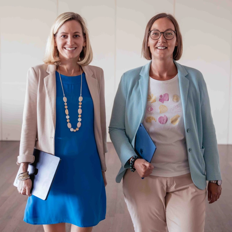 Manuela Vorwerk und Petra Peischl | Gründerinnen von Zweiblick Consulting